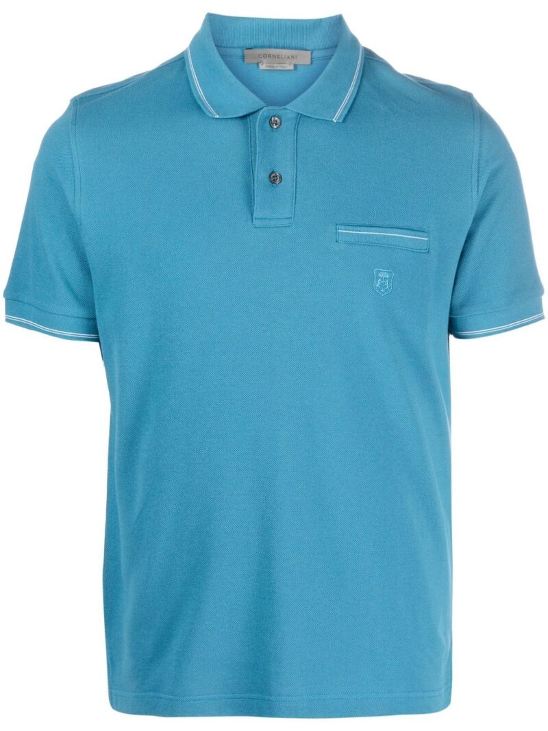 Corneliani  short-sleeve cotton polo shirt