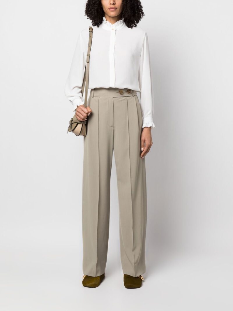 Claudie Pierlot wavy-collar shirt