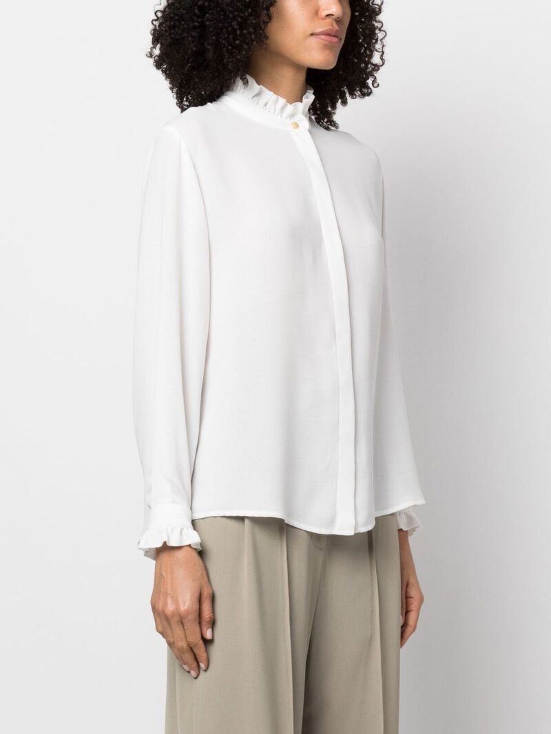 Claudie Pierlot wavy-collar shirt