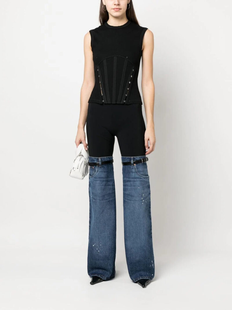 Coperni  Hybrid flared jeans
