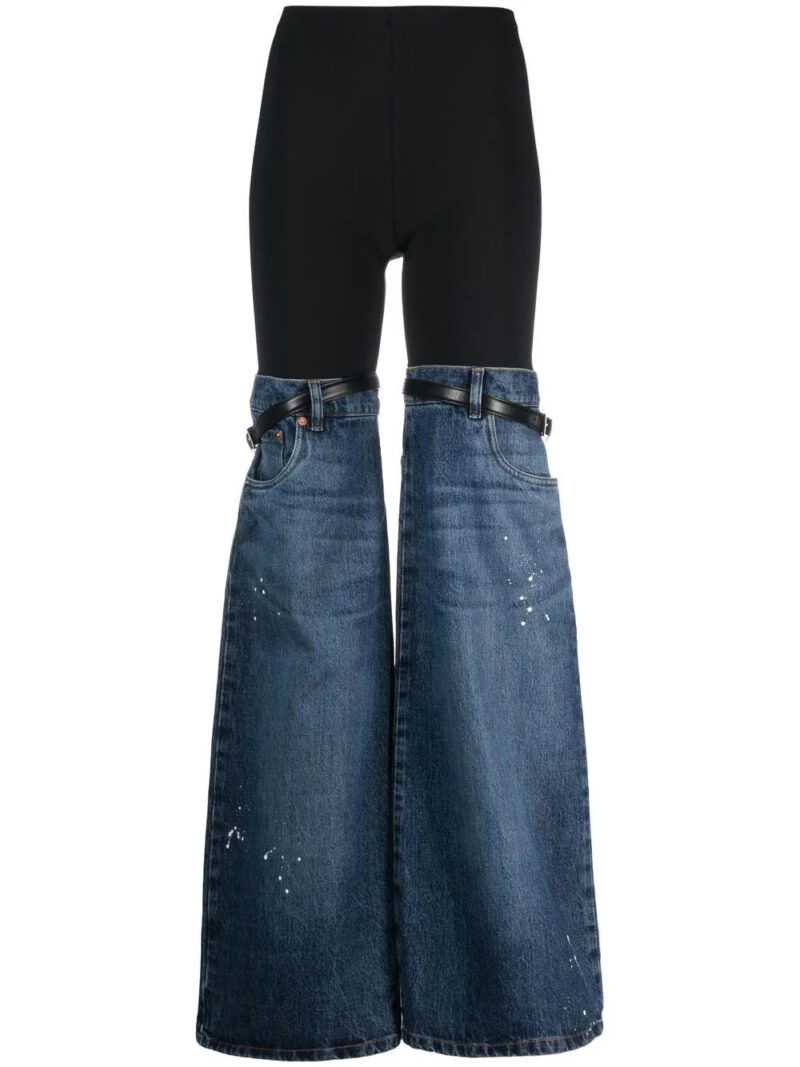 Coperni  Hybrid flared jeans