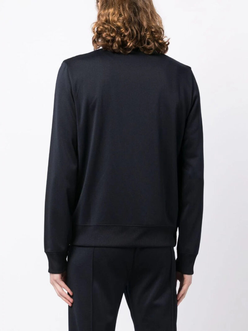 Courrèges  logo-embroidered zipped hoodie