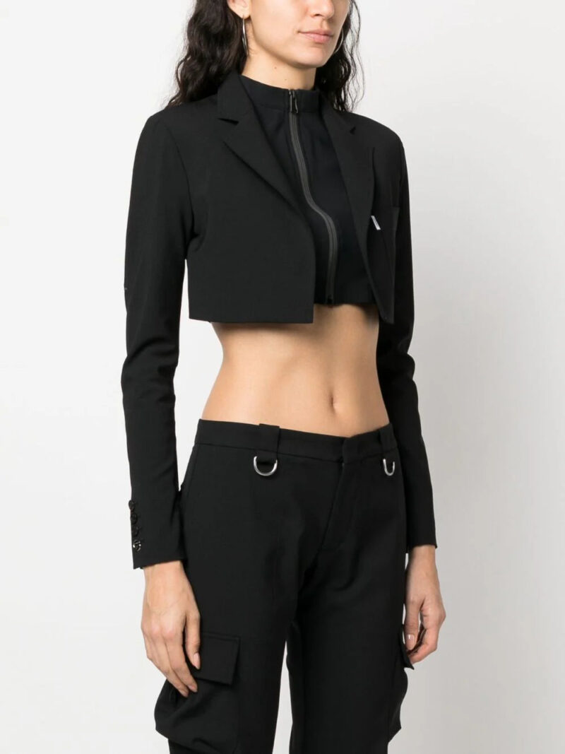Coperni  hybrid cropped tailored jacket
