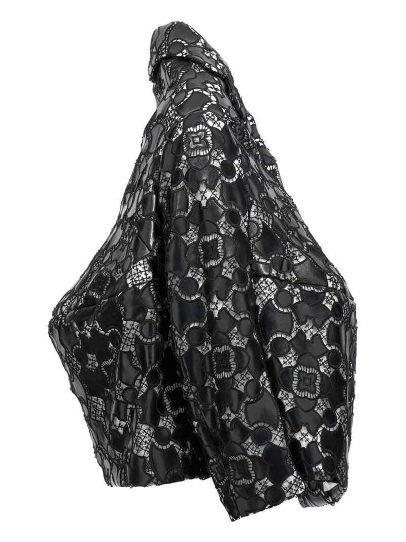 Comme Des Garçons lace-appliqué jacket