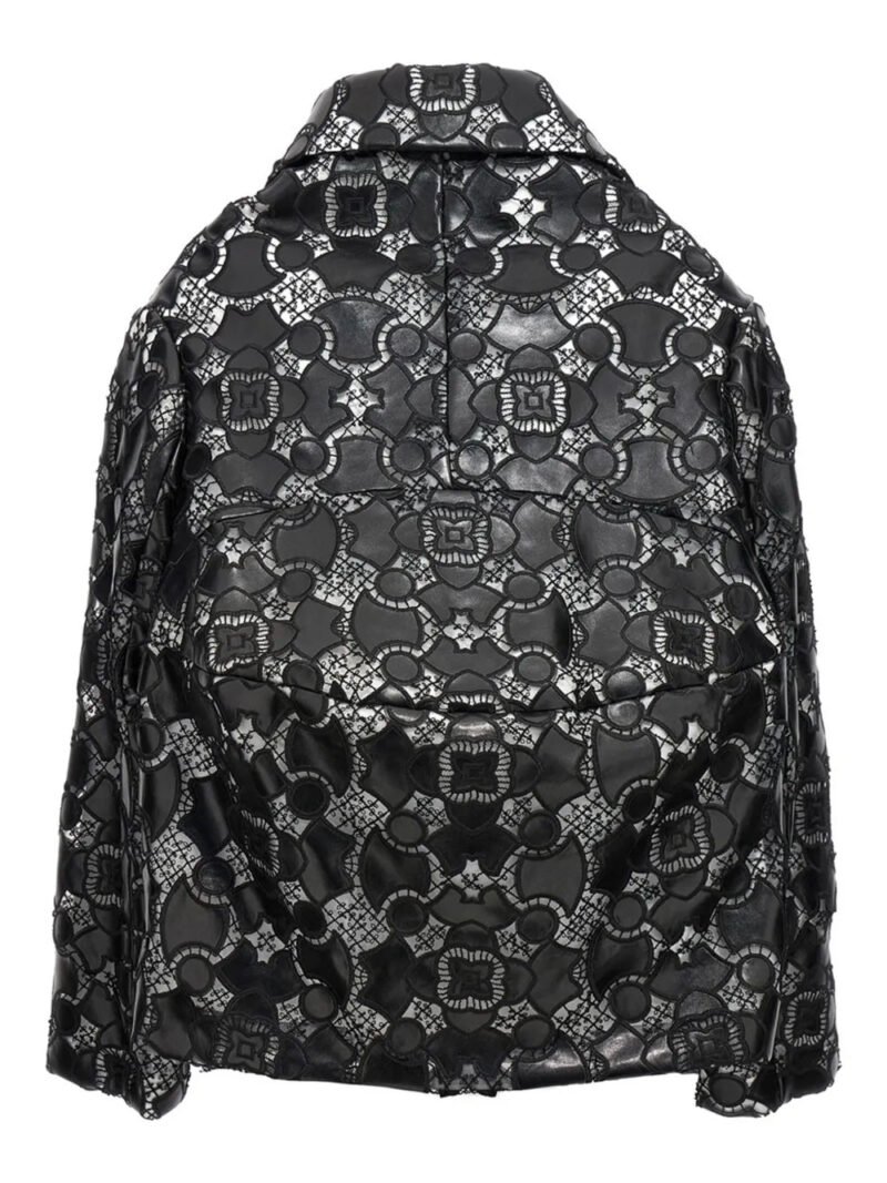 Comme Des Garçons lace-appliqué jacket