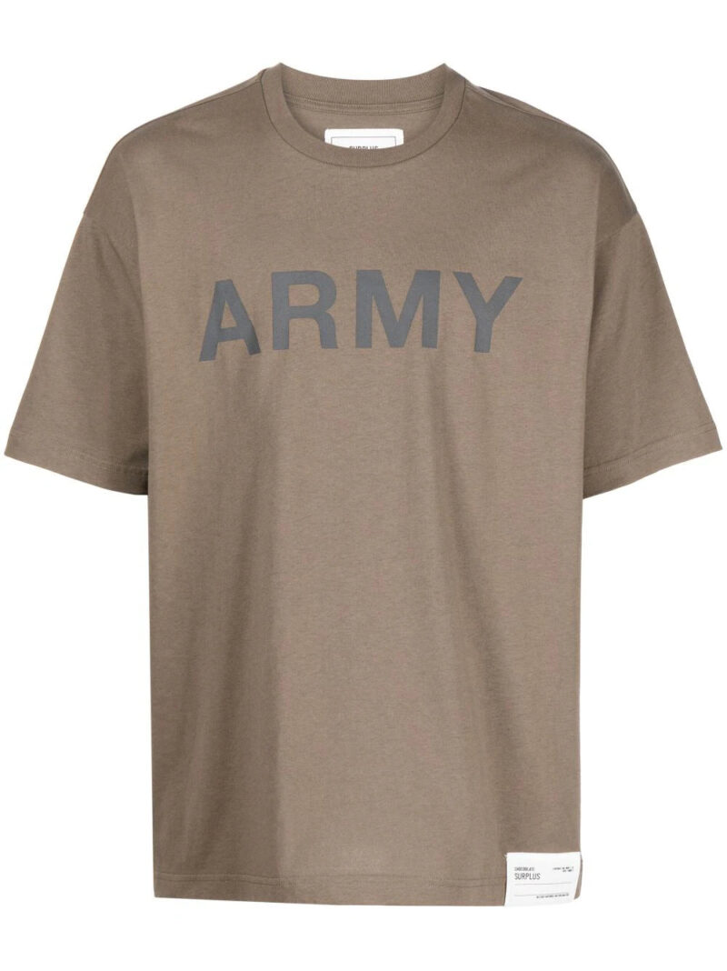 CHOCOOLATE  slogan-print cotton T-shirt