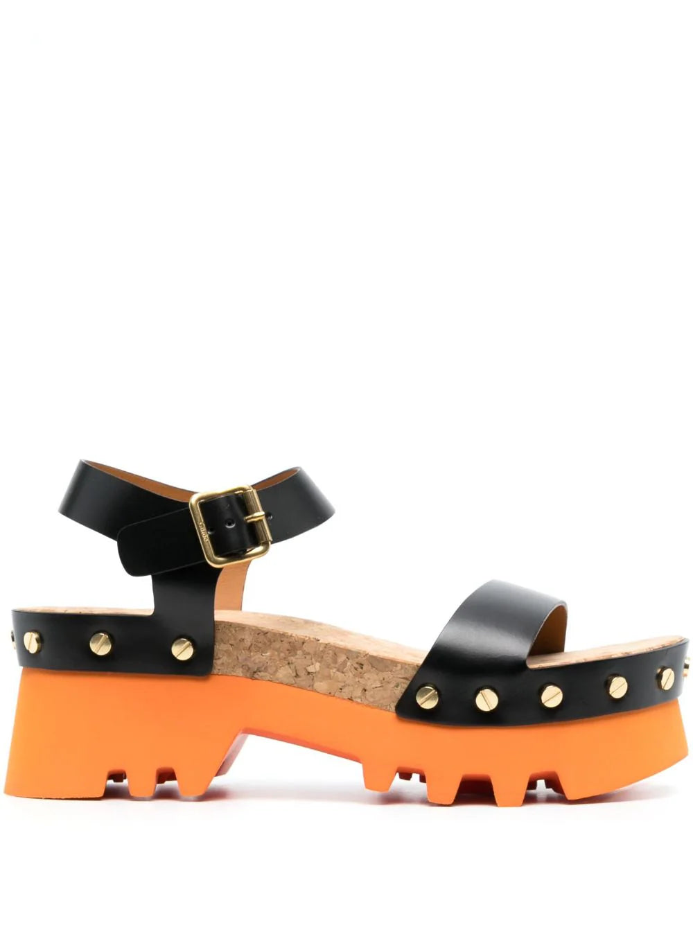 Chloé Owena leather platform sandals