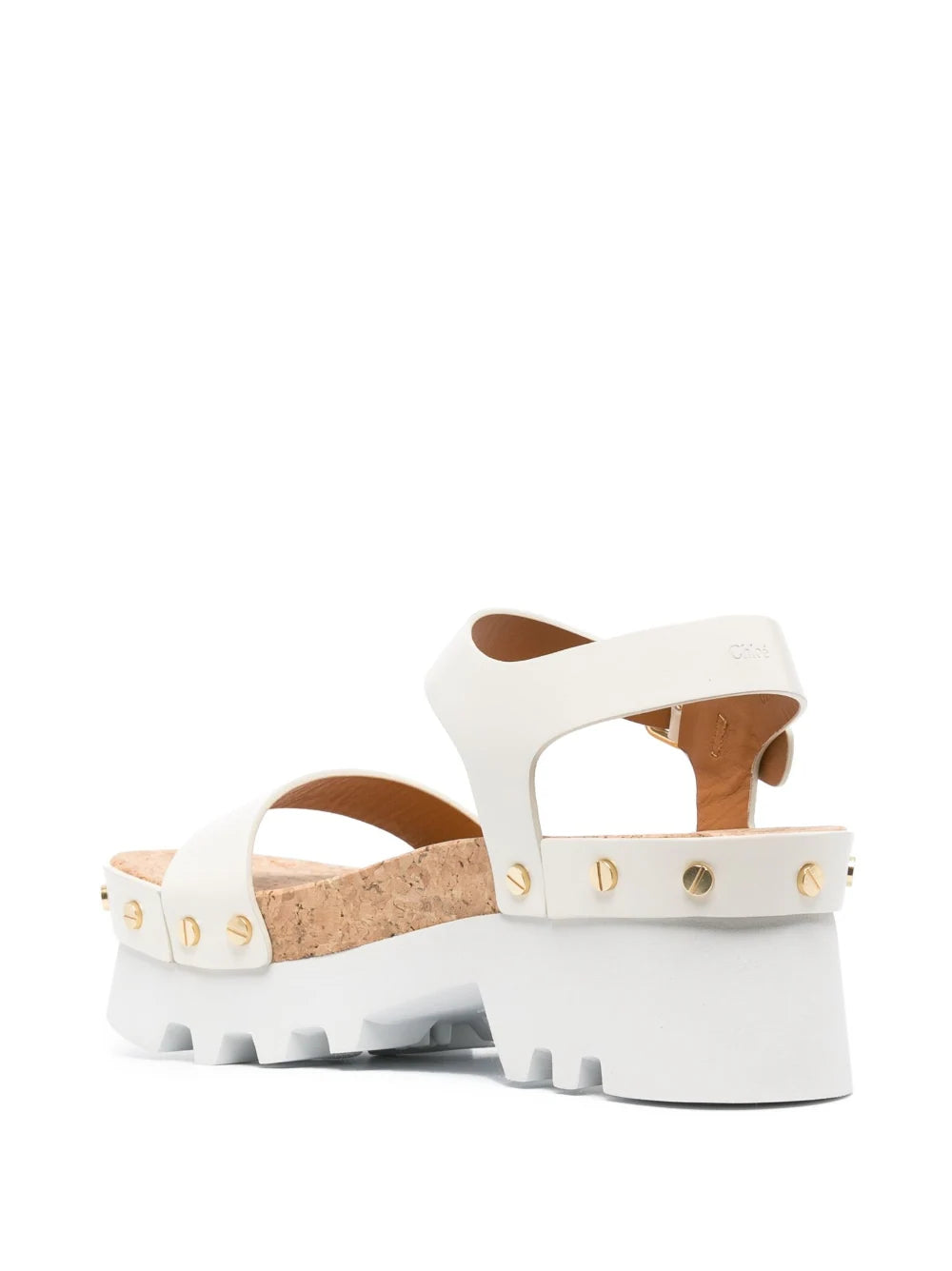 Chloé Owena stud-embellished platform sandals - Image 3
