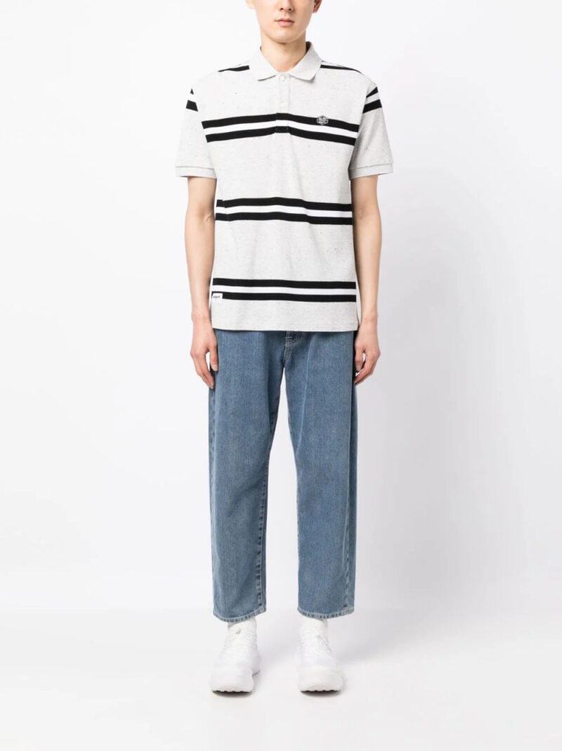 CHOCOOLATE  striped cotton polo shirt