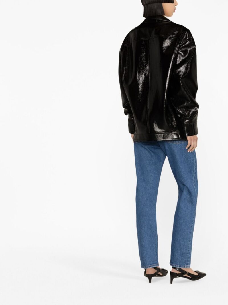 Courrèges high-neck vinyl jacket