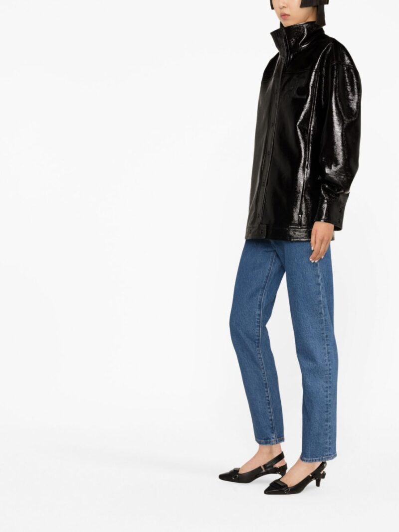 Courrèges high-neck vinyl jacket