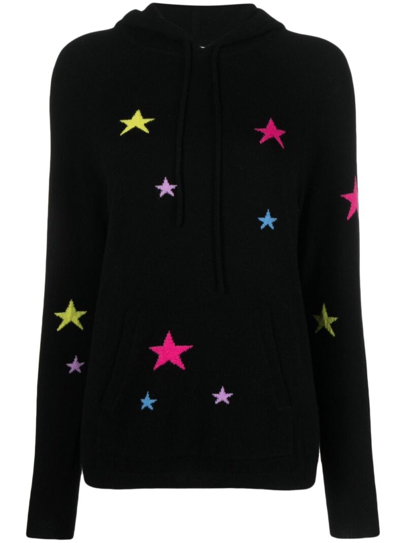 Chinti & Parker  star-print knitted hoodie