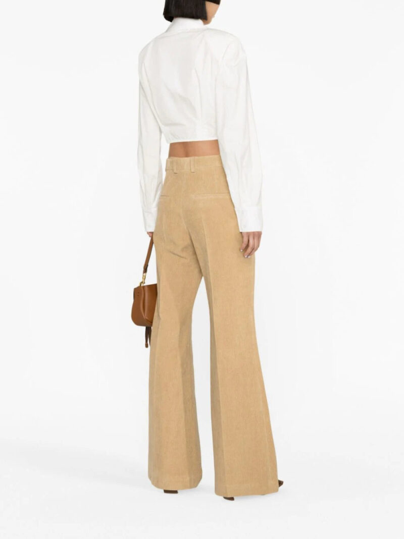 Chloé  corduroy tailored flared trousers