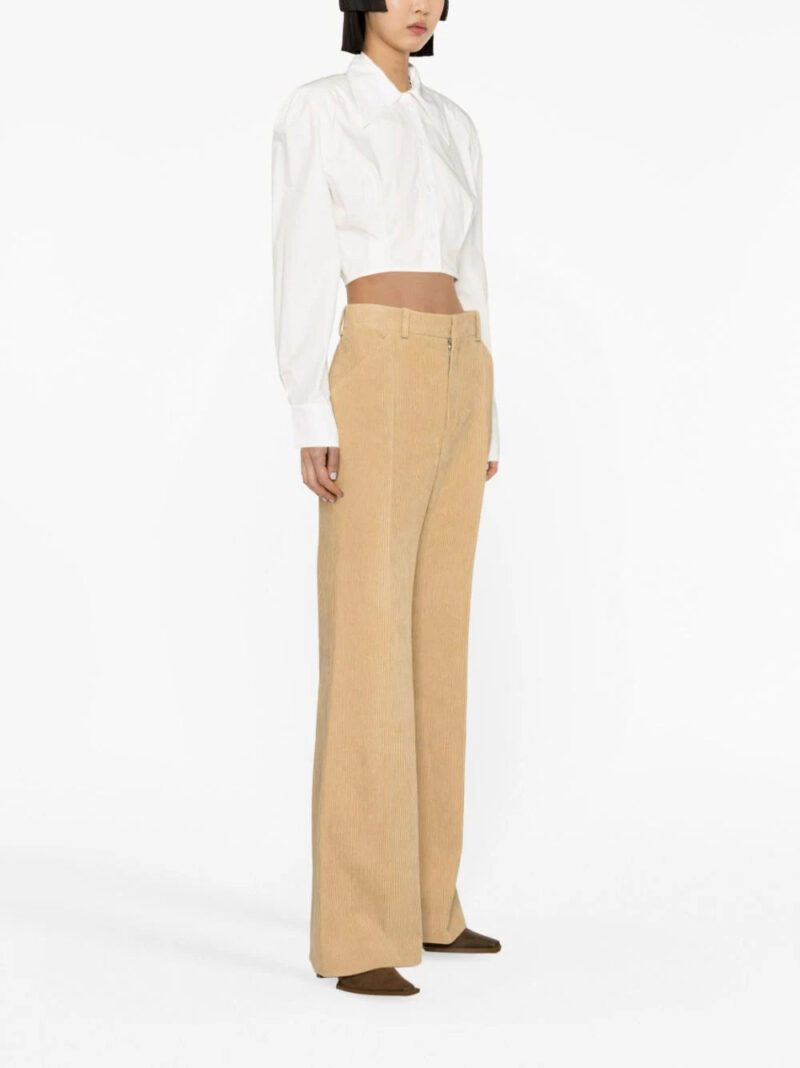 Chloé  corduroy tailored flared trousers