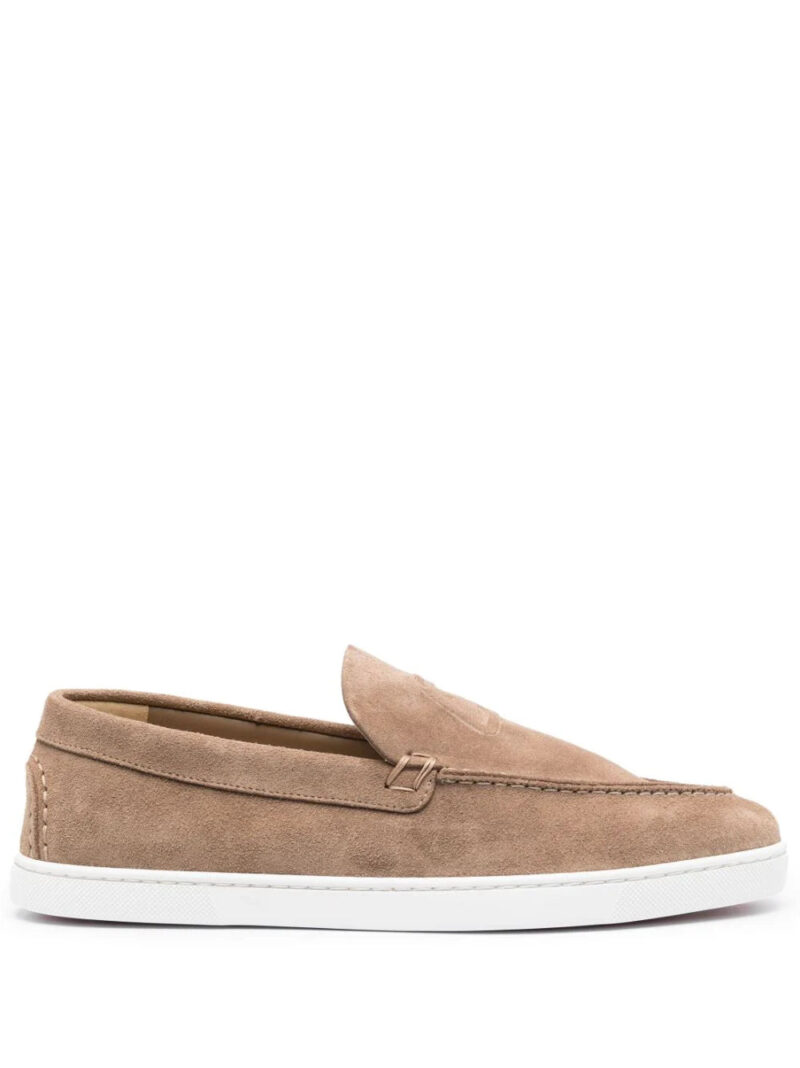 Christian Louboutin  round-toe suede loafers