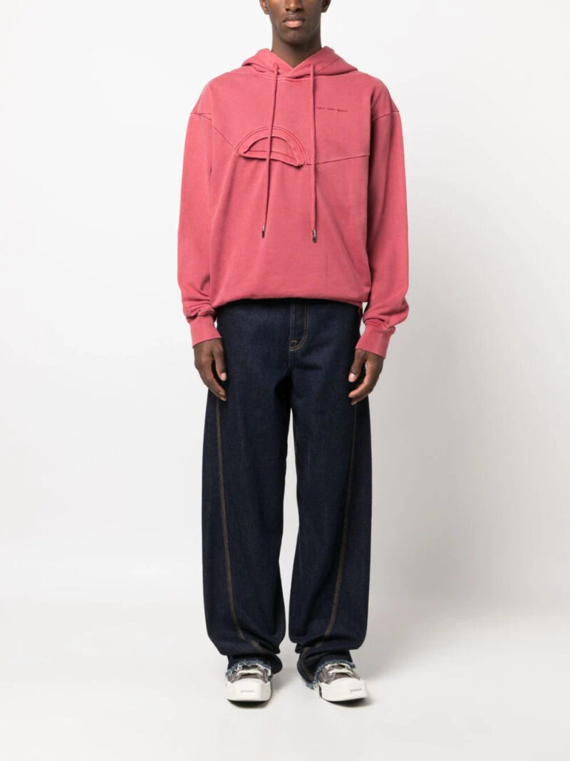 Feng Chen Wang  Double-collar cotton hoodie