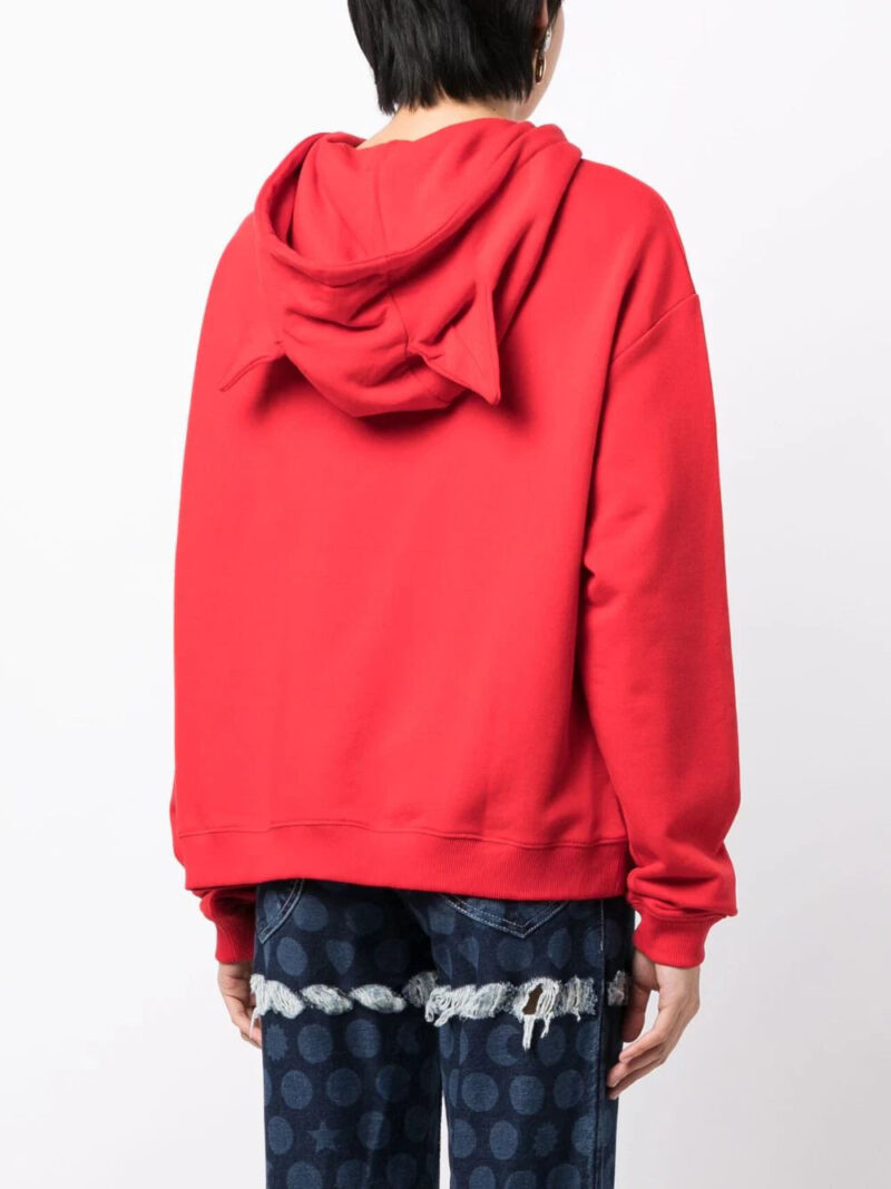 Charles Jeffrey Loverboy  logo-patch organic-cotton hoodie