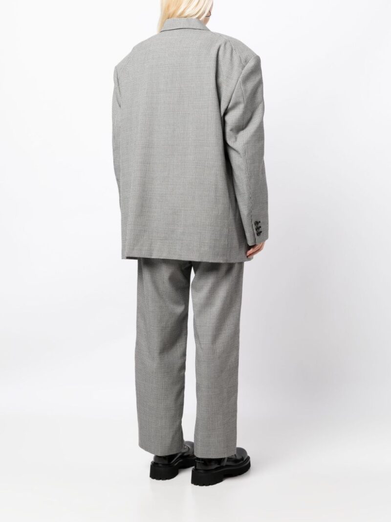 Comme Des Garçons  oversized check-print wool blazer