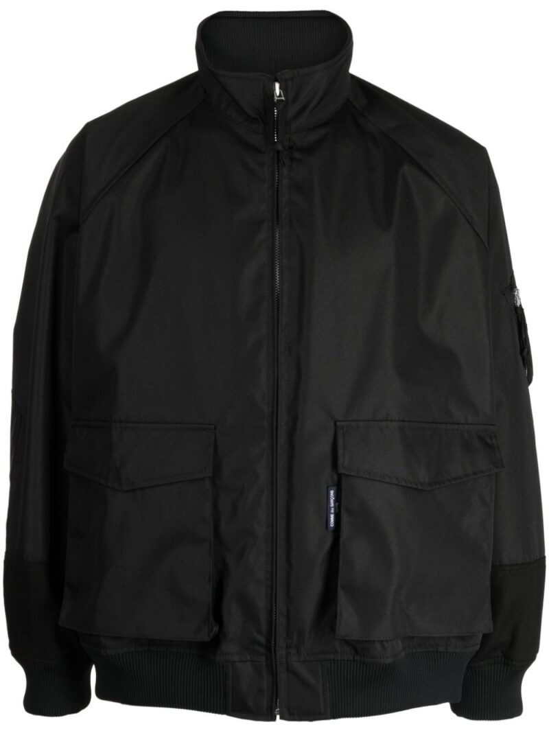 Comme des Garçons Homme  funnel-neck zip-up jacket