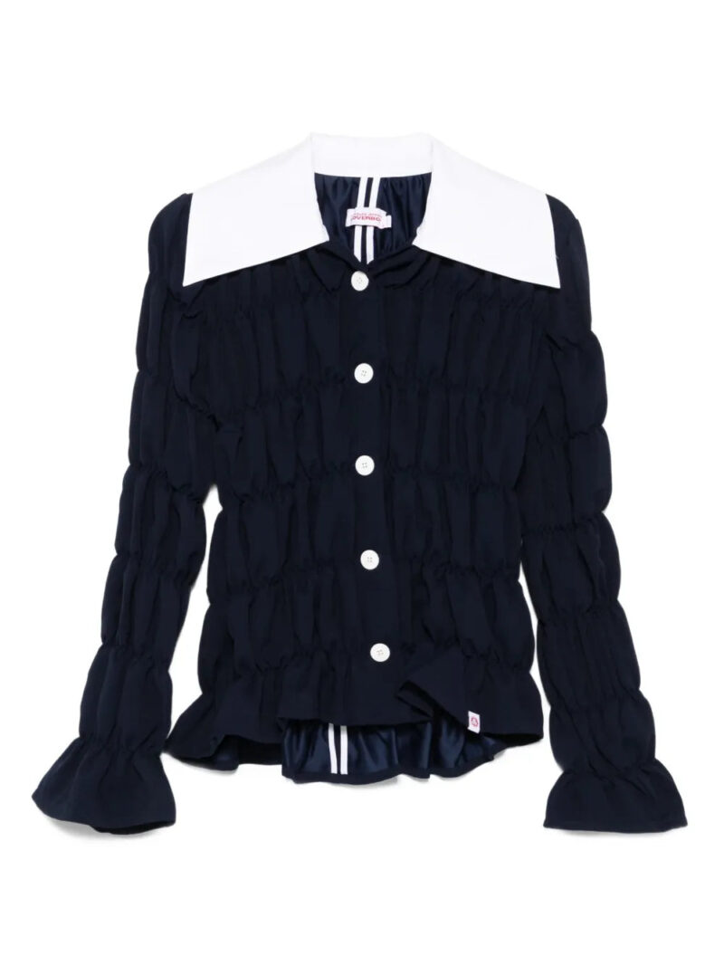 Charles Jeffrey Loverboy  Shirred blouse