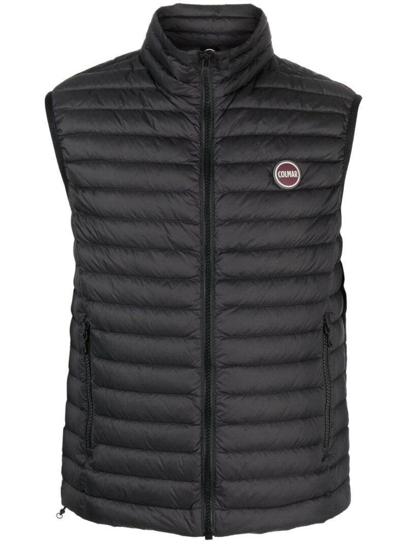 Colmar  logo-patch padded gilet