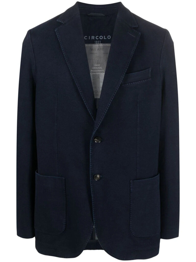 Circolo 1901  single-breasted cotton-blend blazer