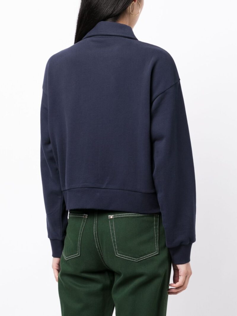 CHOCOOLATE  logo-patch cotton bomber jacket