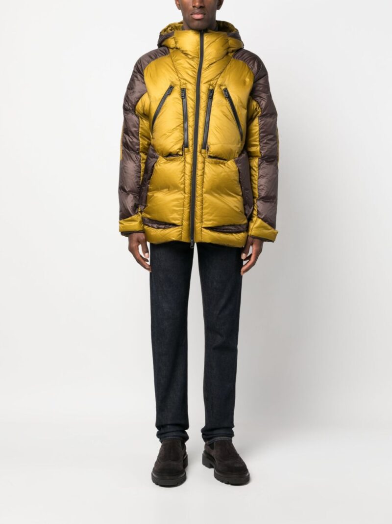 Colmar  two-tone hooded down jacket