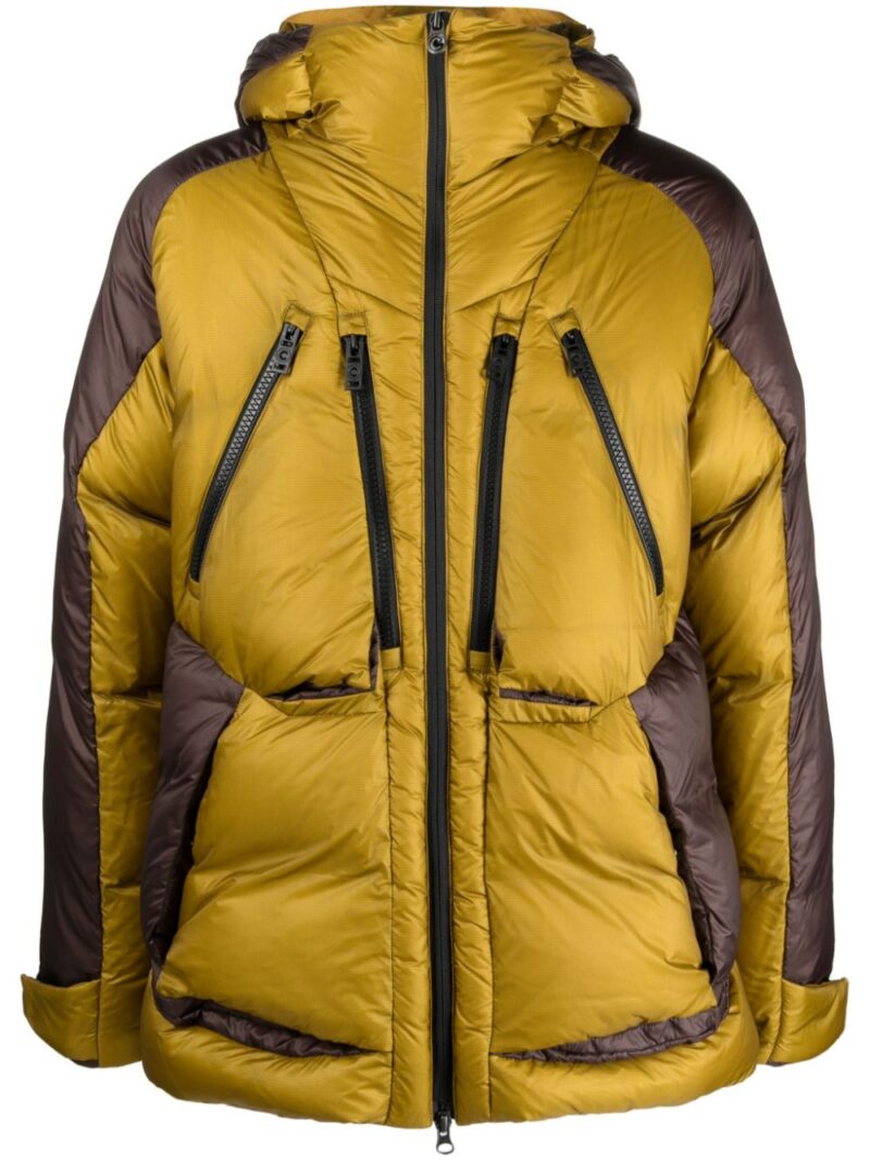 Colmar  two-tone hooded down jacket
