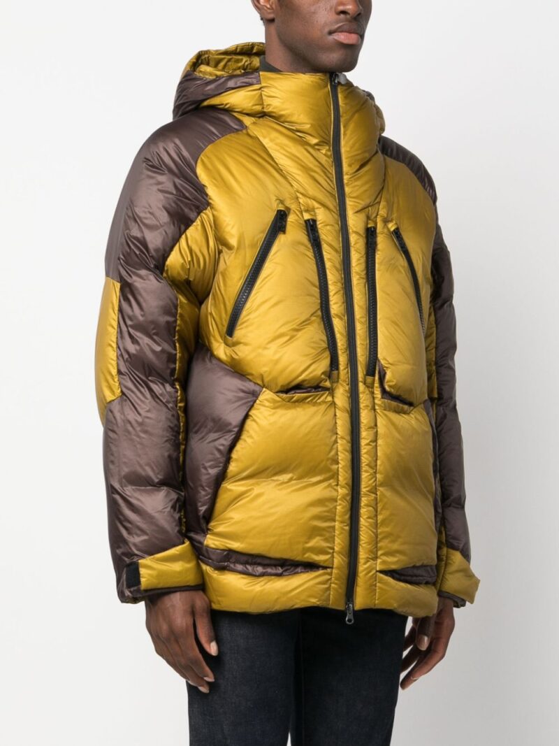 Colmar  two-tone hooded down jacket