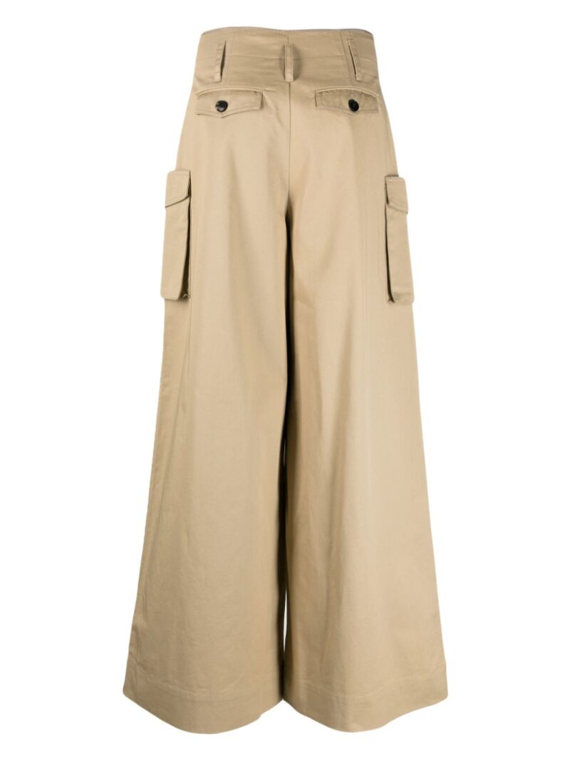 Co  wide-leg cargo trousers