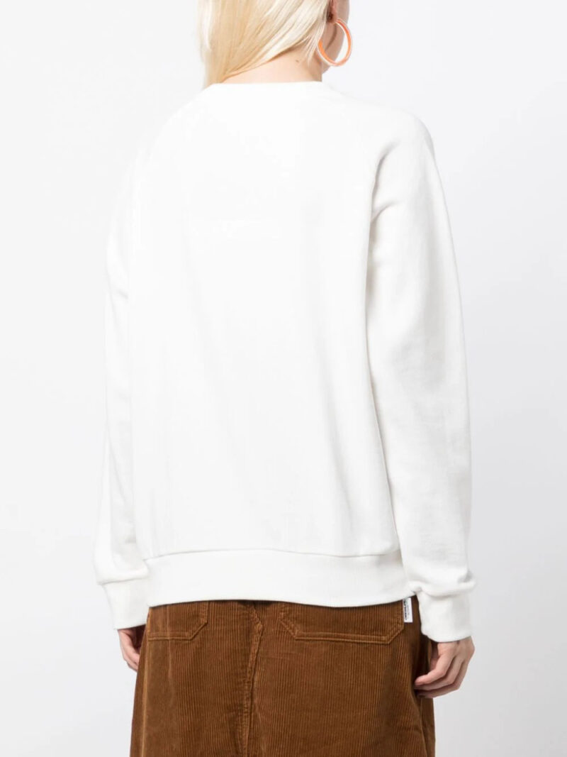 CHOCOOLATE  flocked-logo cotton sweatshirt