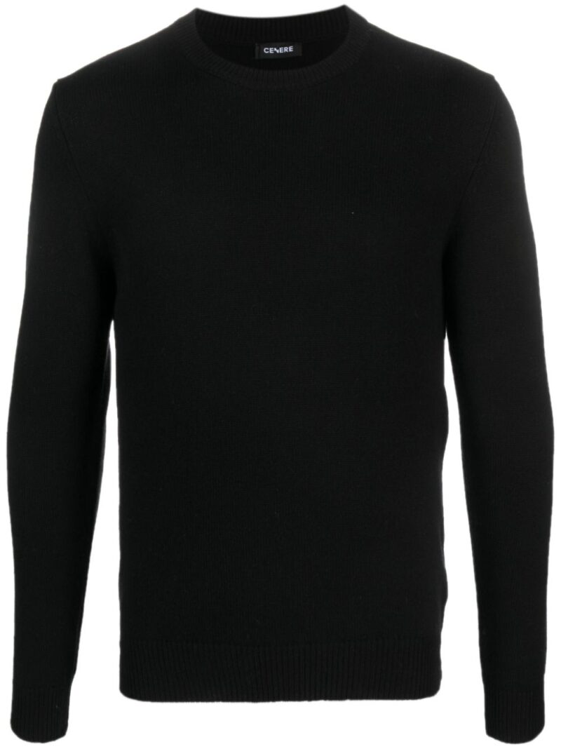 Cenere GB  crew-neck wool-blend jumper