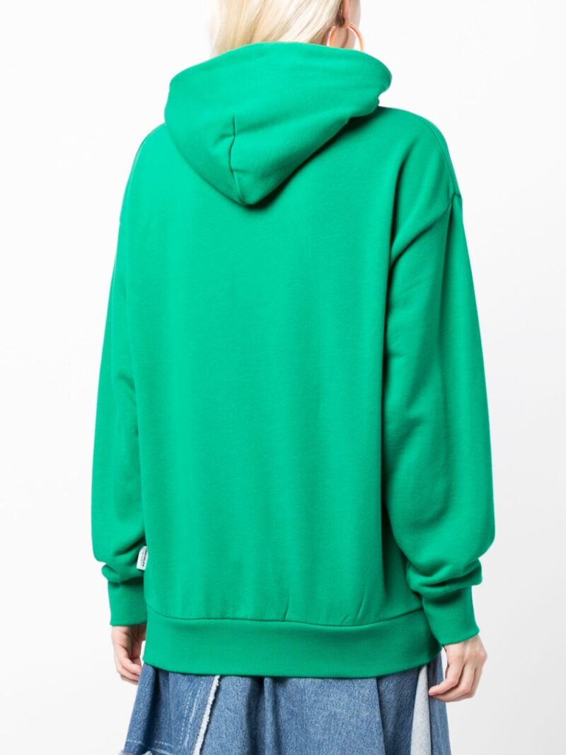 CHOCOOLATE  bear-print cotton hoodie