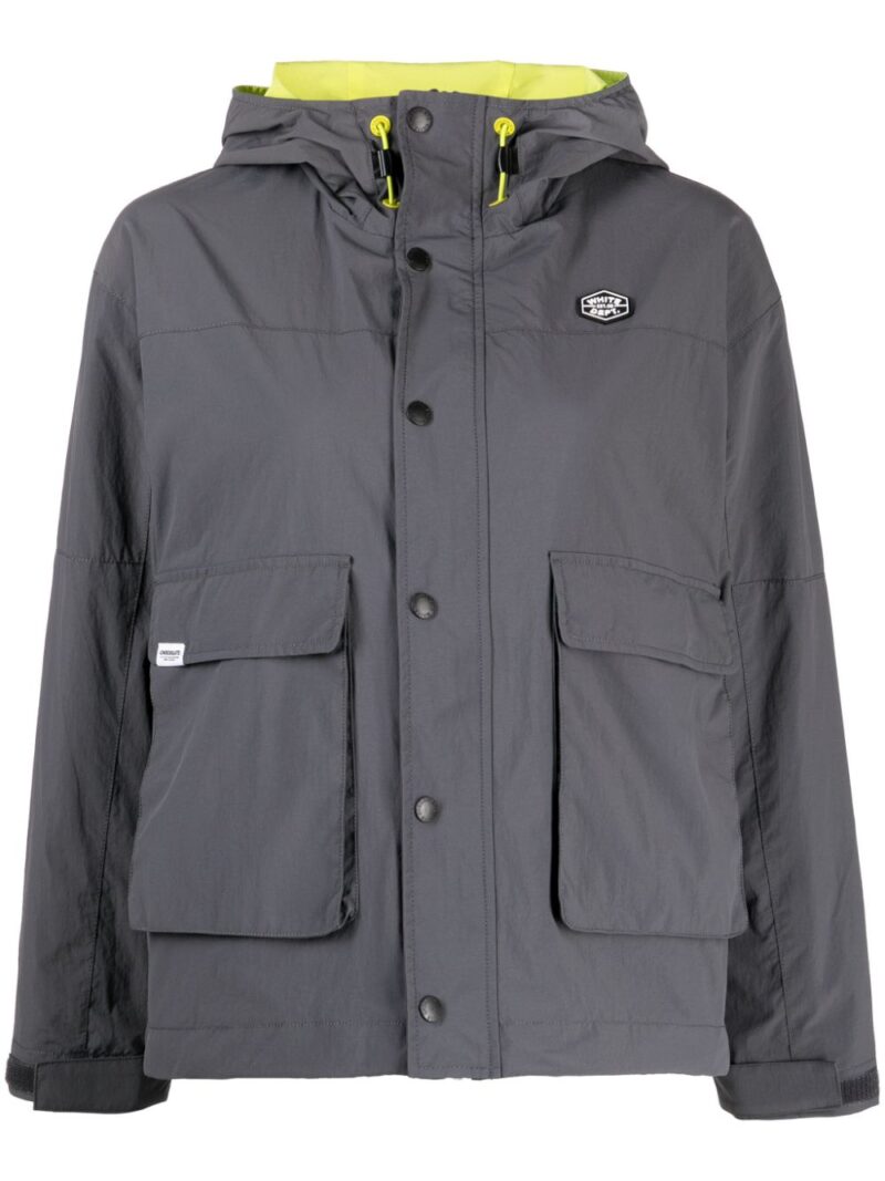 CHOCOOLATE  logo-patch hooded jacket