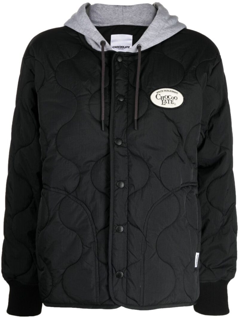 CHOCOOLATE  quilted hooded jacket