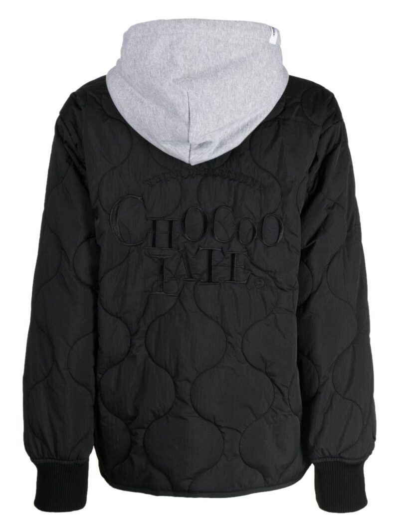 CHOCOOLATE  quilted hooded jacket