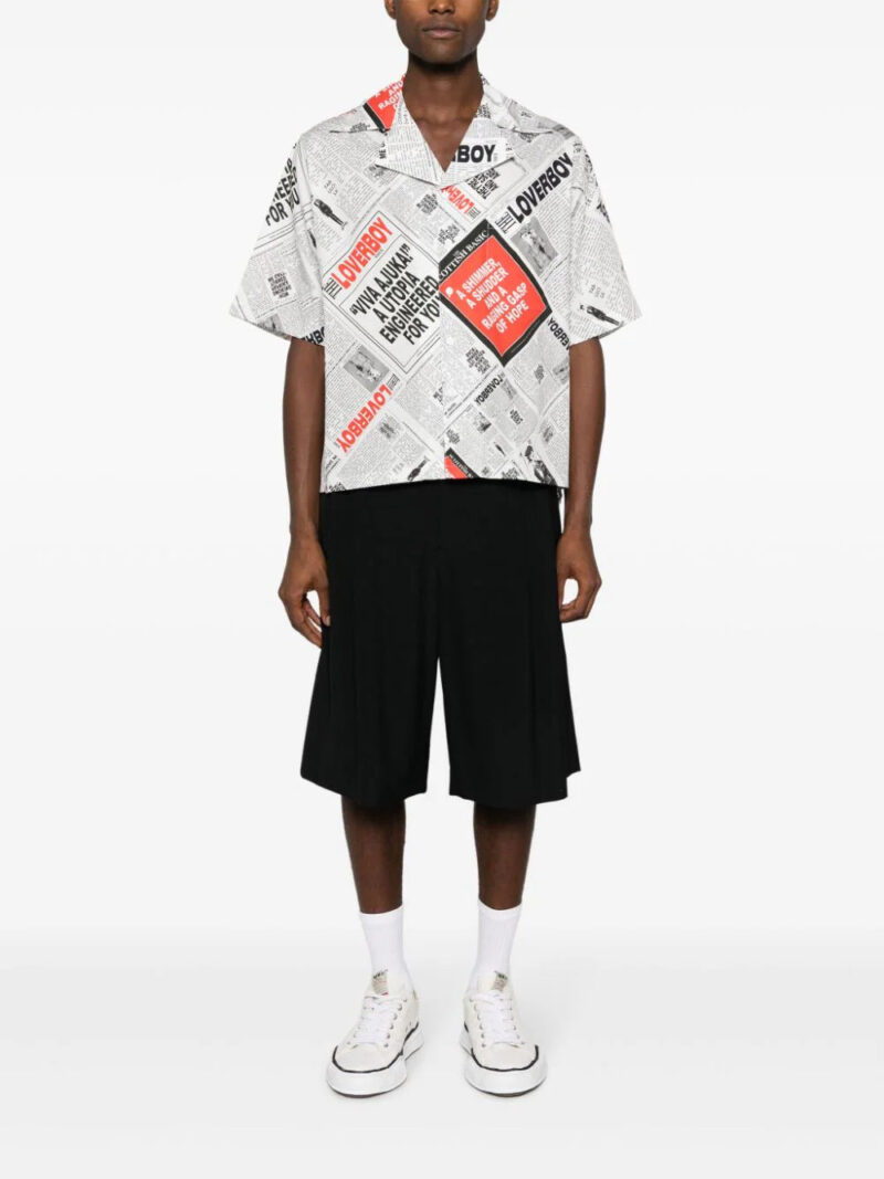 Charles Jeffrey Loverboy graphic-print organic cotton shirt