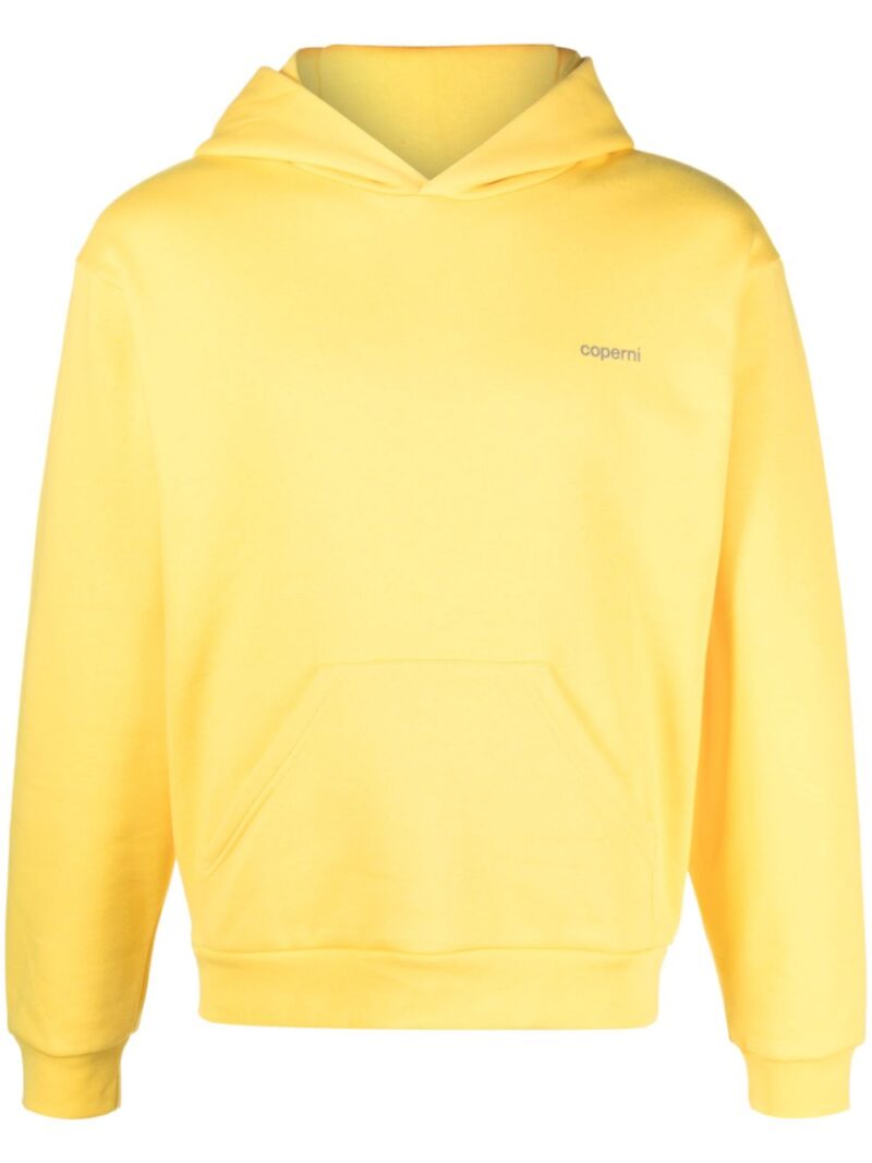 Coperni  Horn logo-print cotton hoodie