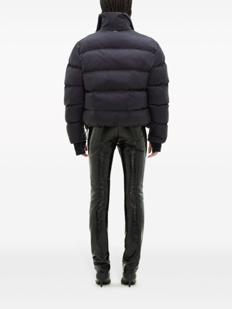 Courrèges  logo-print high-neck puffer jacket