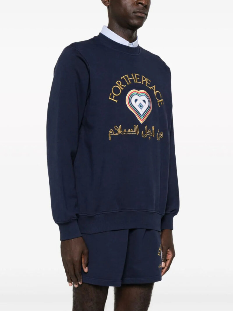 Casablanca  For The Peace cotton sweatshirt