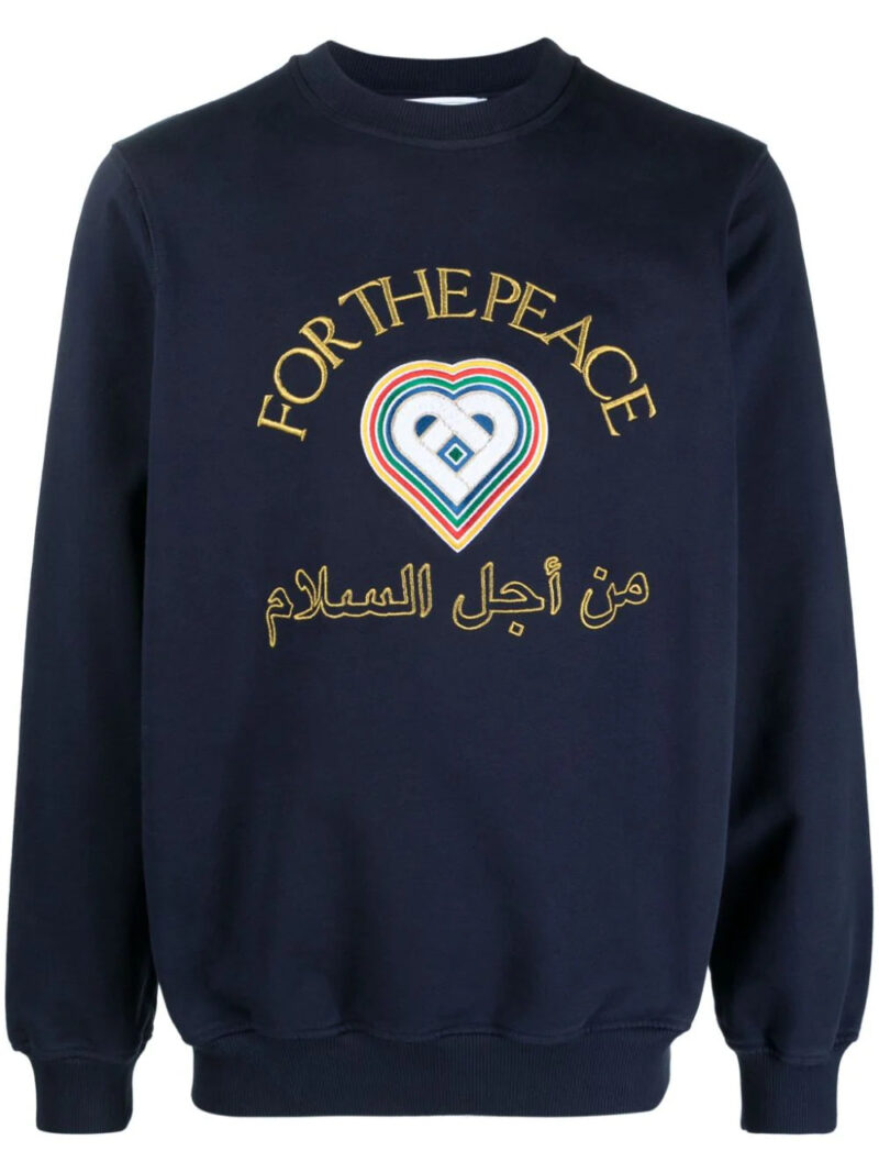 Casablanca  For The Peace cotton sweatshirt