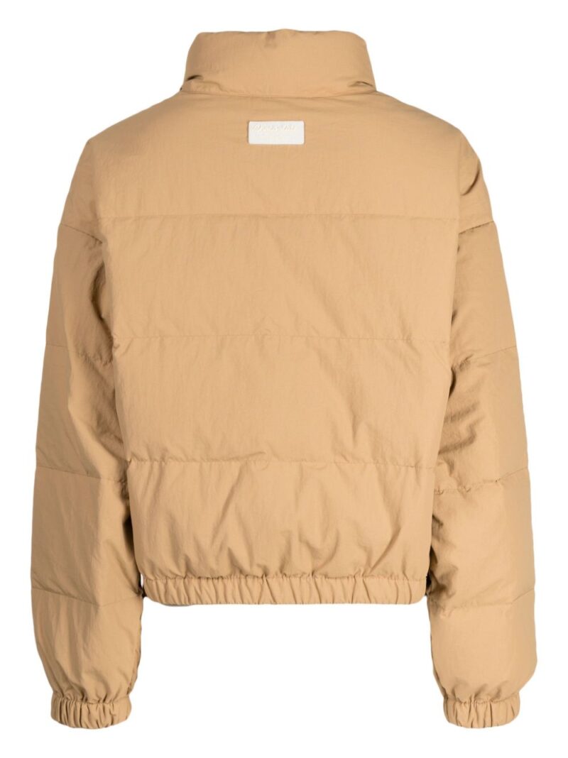 CHOCOOLATE  logo-patch quilted padded jacket