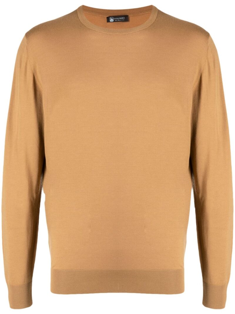 Colombo  lightweight crew-neck wool jumper