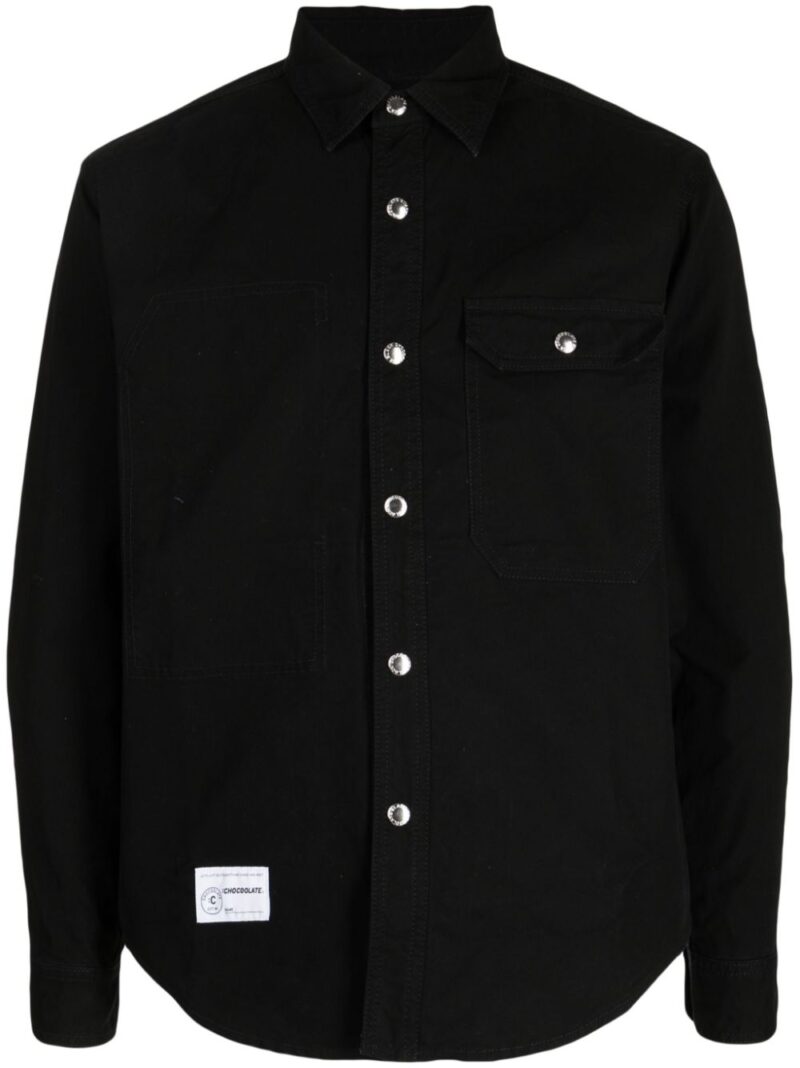 CHOCOOLATE  button-up cotton shirt