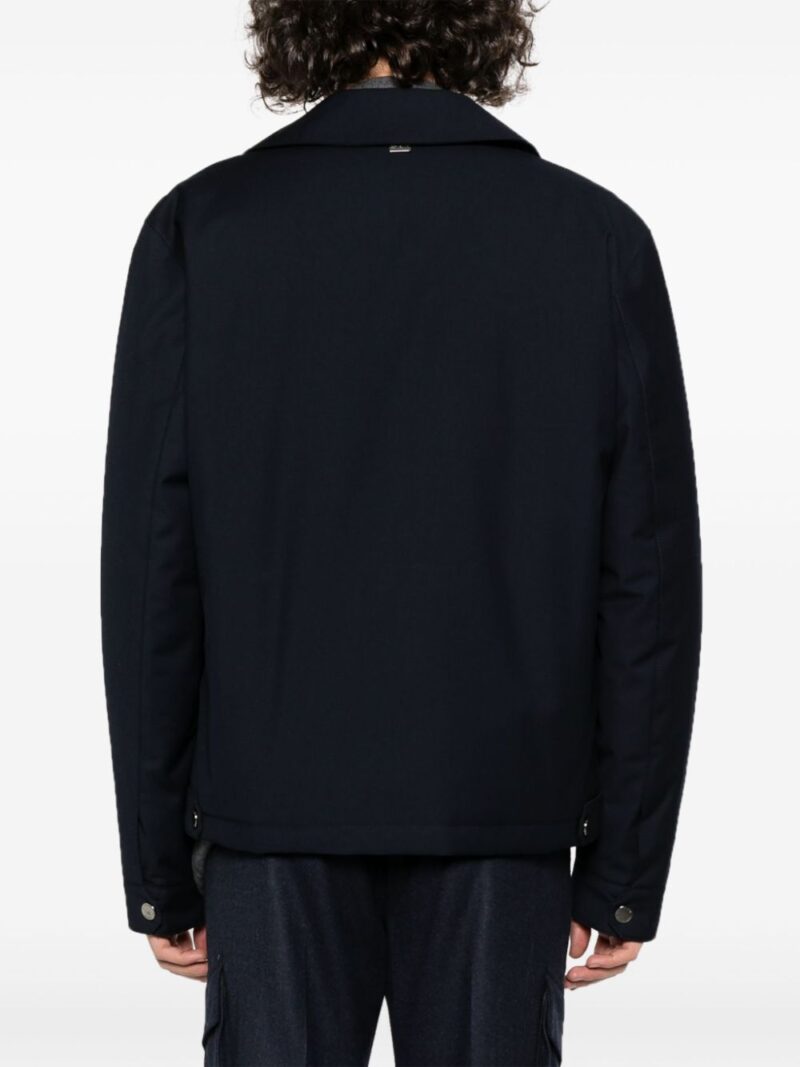 Corneliani spread-collar zip-up jacket