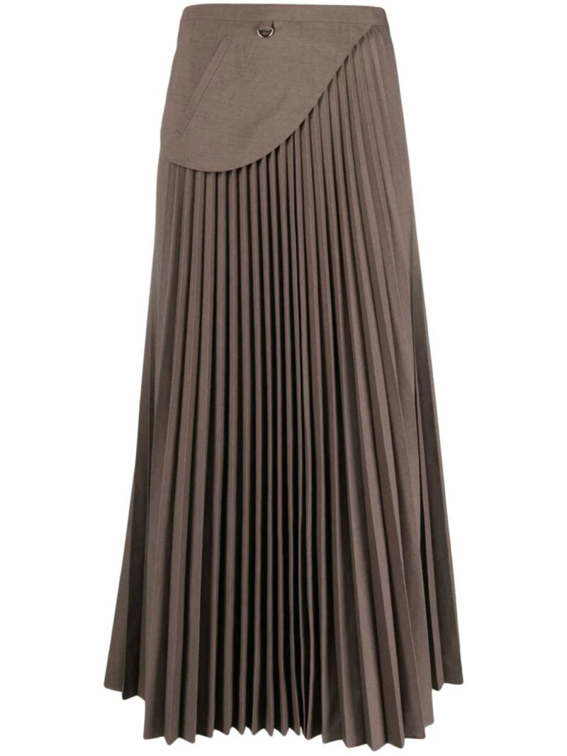 Claudie Pierlot  high-waist pleated skirt