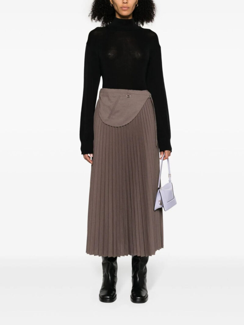 Claudie Pierlot  high-waist pleated skirt