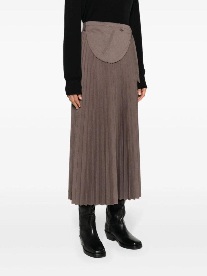 Claudie Pierlot  high-waist pleated skirt