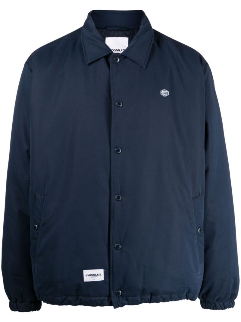 CHOCOOLATE  logo-appliqué bomber jacket